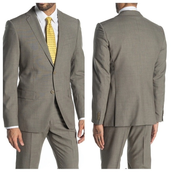 John Varvatos Bedford Notch Lapel Wool‎ Blazer - Picture 1 of 9